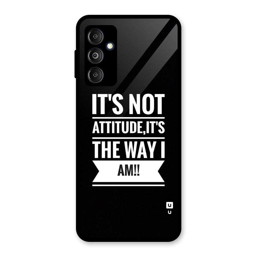 My Attitude Glass Back Case for Galaxy M14 5G