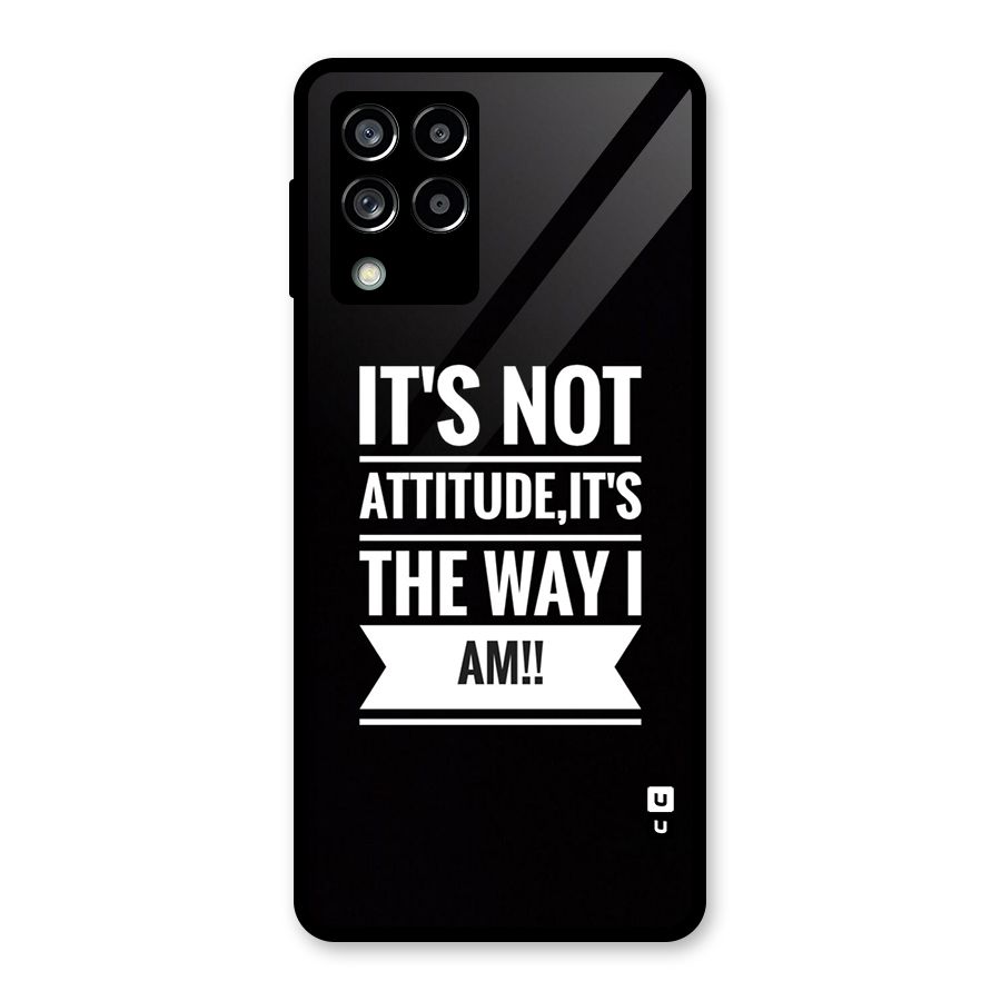 My Attitude Glass Back Case for Galaxy M53 5G