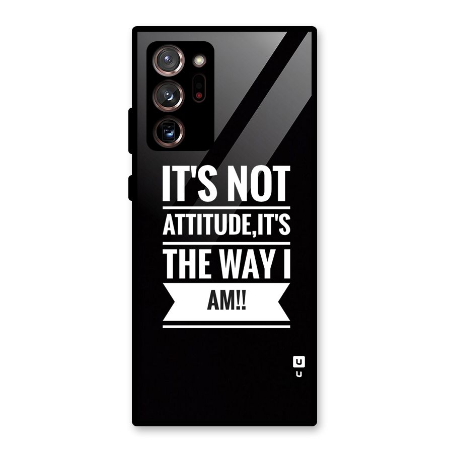 My Attitude Glass Back Case for Galaxy Note 20 Ultra 5G
