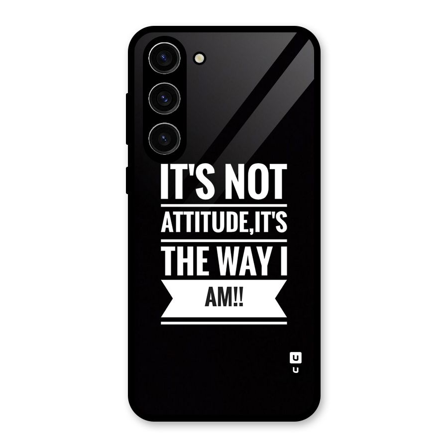 My Attitude Glass Back Case for Galaxy S23 Plus