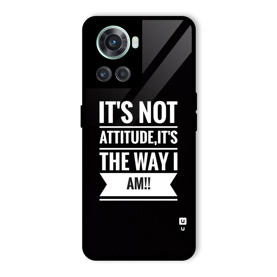 My Attitude Glass Back Case for OnePlus 10R