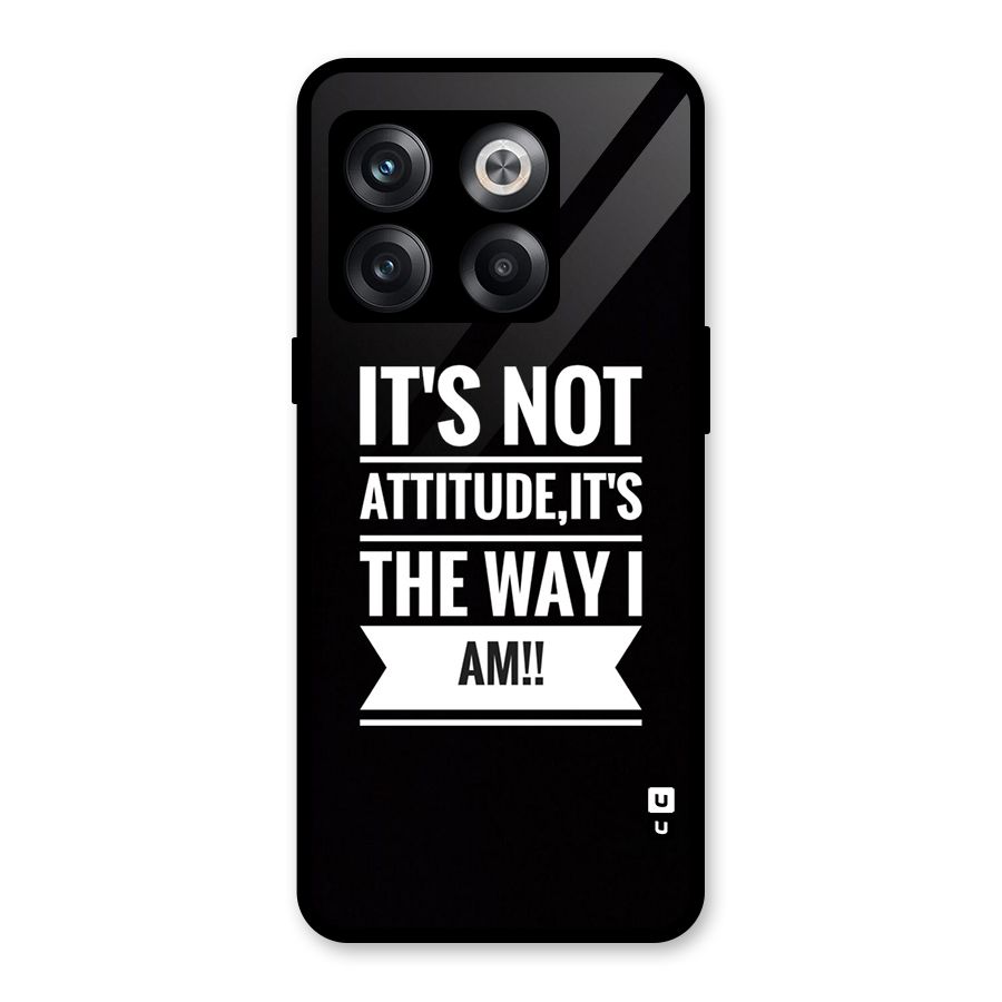 My Attitude Glass Back Case for OnePlus 10T