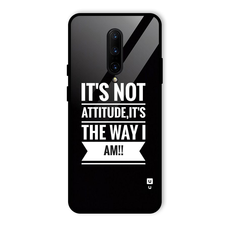 My Attitude Glass Back Case for OnePlus 7 Pro