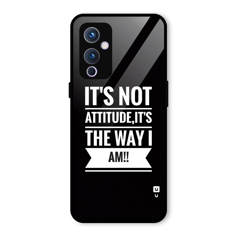 My Attitude Glass Back Case for OnePlus 9