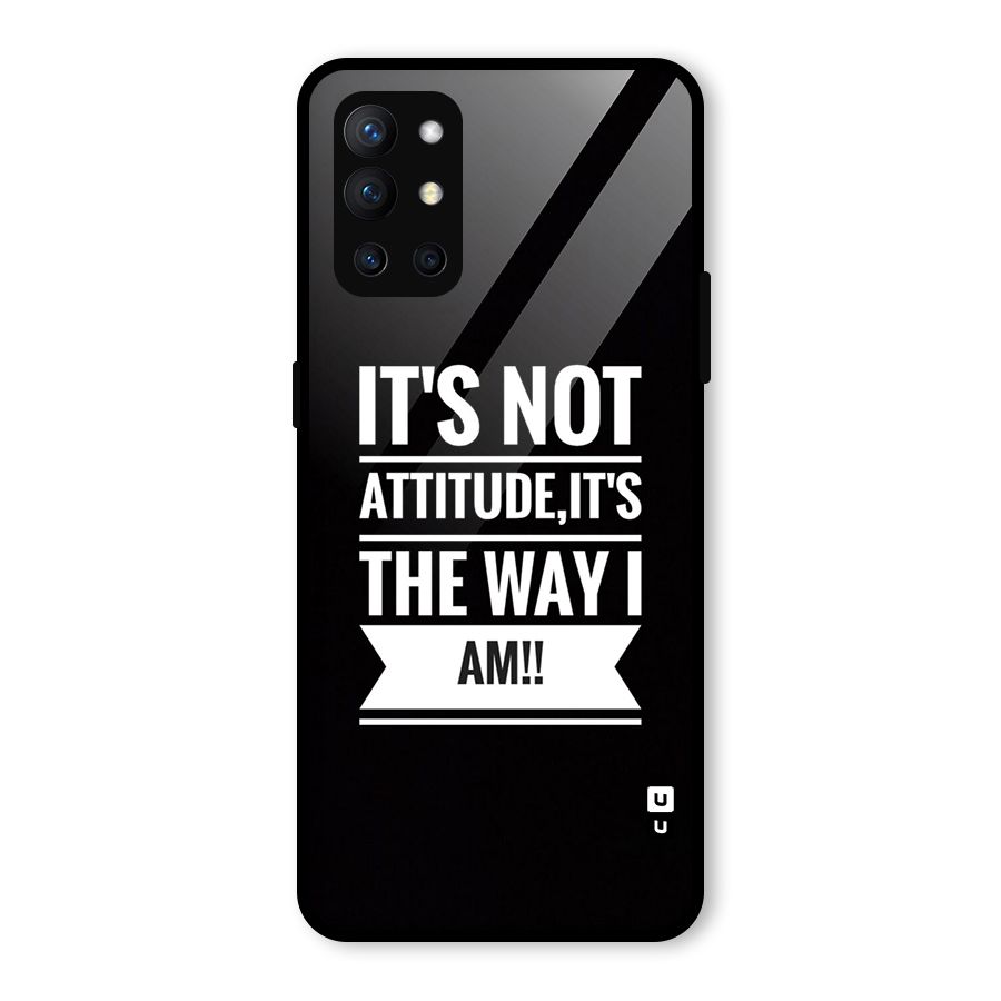 My Attitude Glass Back Case for OnePlus 9R