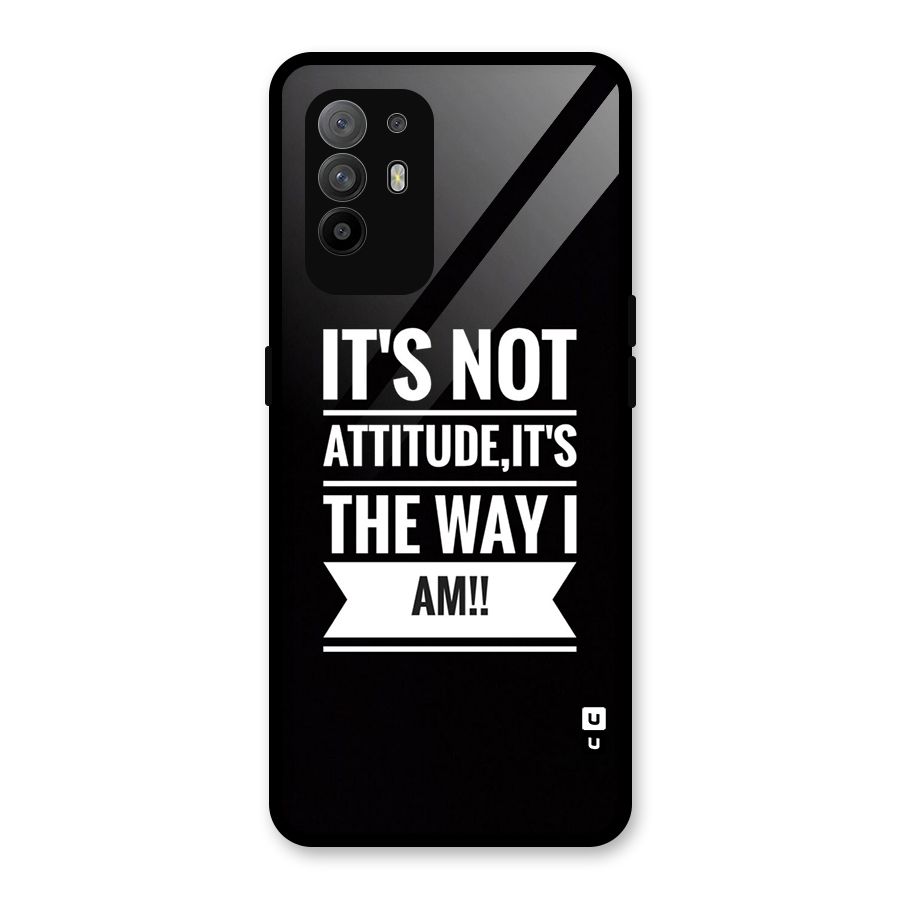 My Attitude Glass Back Case for Oppo F19 Pro Plus 5G