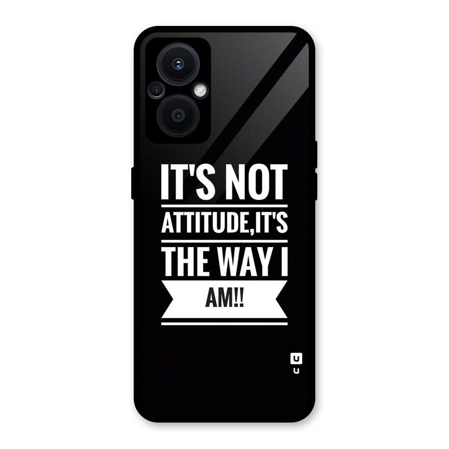 My Attitude Glass Back Case for Oppo F21s Pro 5G