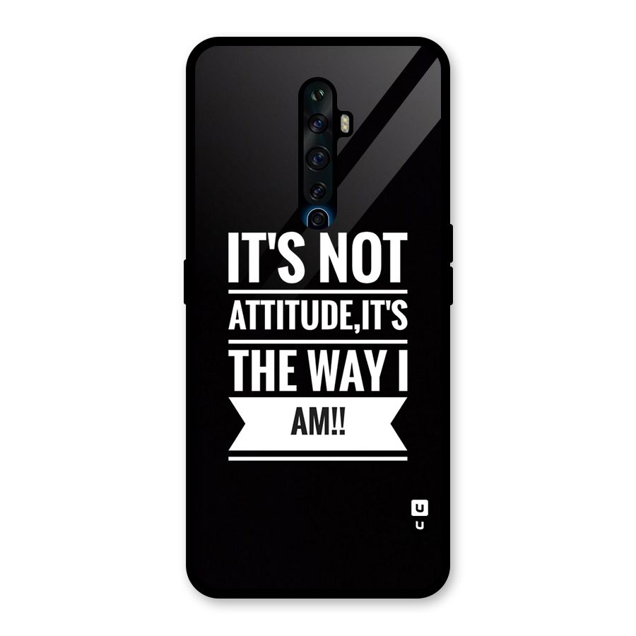 My Attitude Glass Back Case for Oppo Reno2 Z