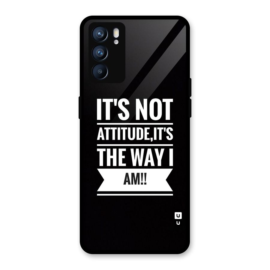 My Attitude Glass Back Case for Oppo Reno6 5G
