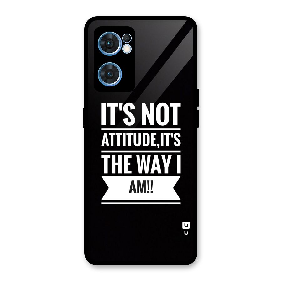 My Attitude Glass Back Case for Oppo Reno7 5G