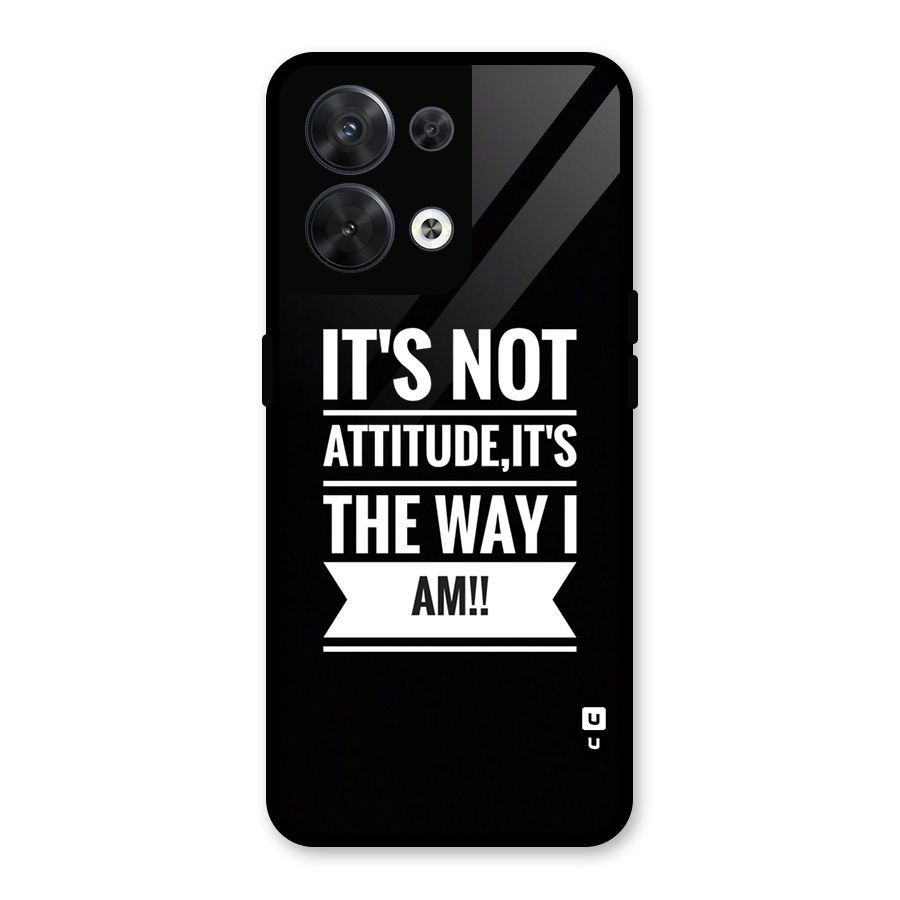 My Attitude Glass Back Case for Oppo Reno8 5G