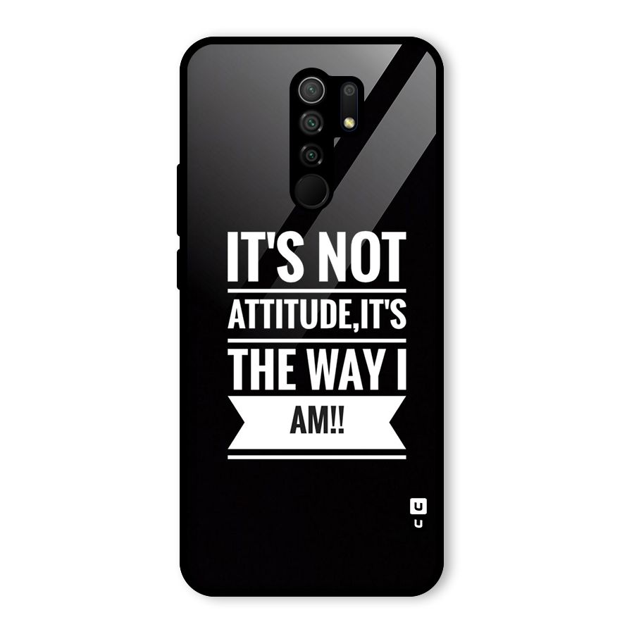 My Attitude Glass Back Case for Poco M2