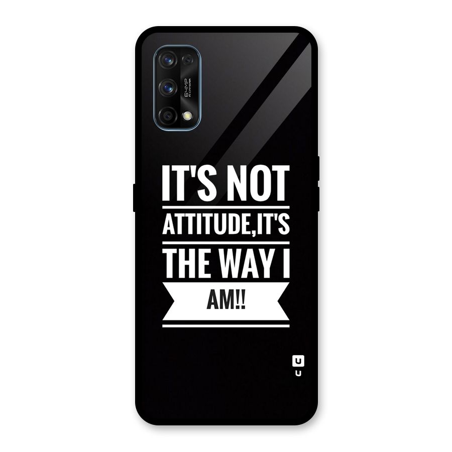 My Attitude Glass Back Case for Realme 7 Pro