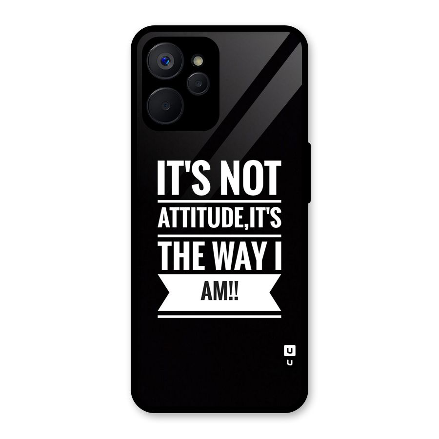 My Attitude Glass Back Case for Realme 9i 5G