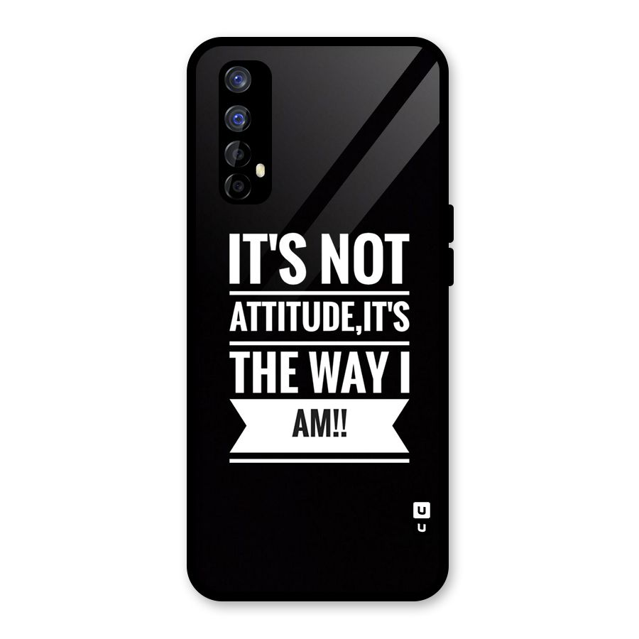 My Attitude Glass Back Case for Realme Narzo 20 Pro