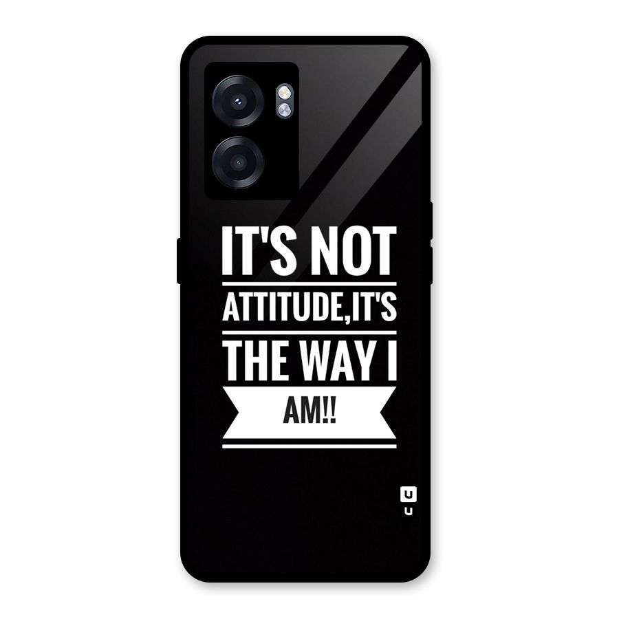My Attitude Glass Back Case for Realme Narzo 50 5G