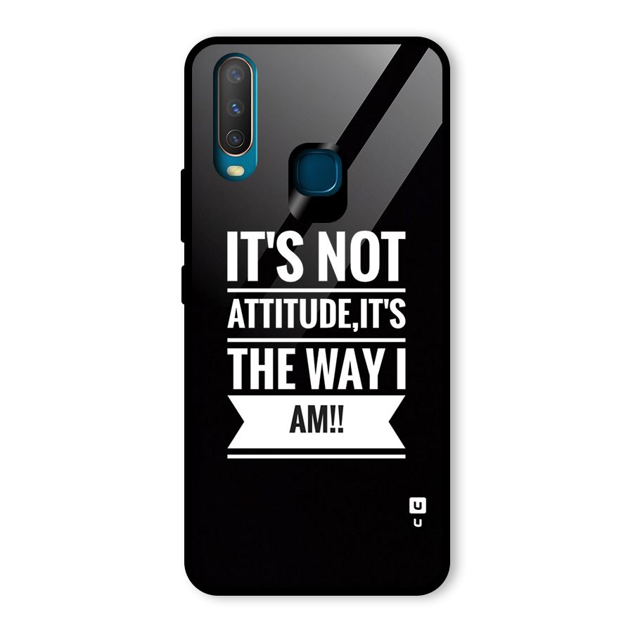 My Attitude Glass Back Case for Vivo U10