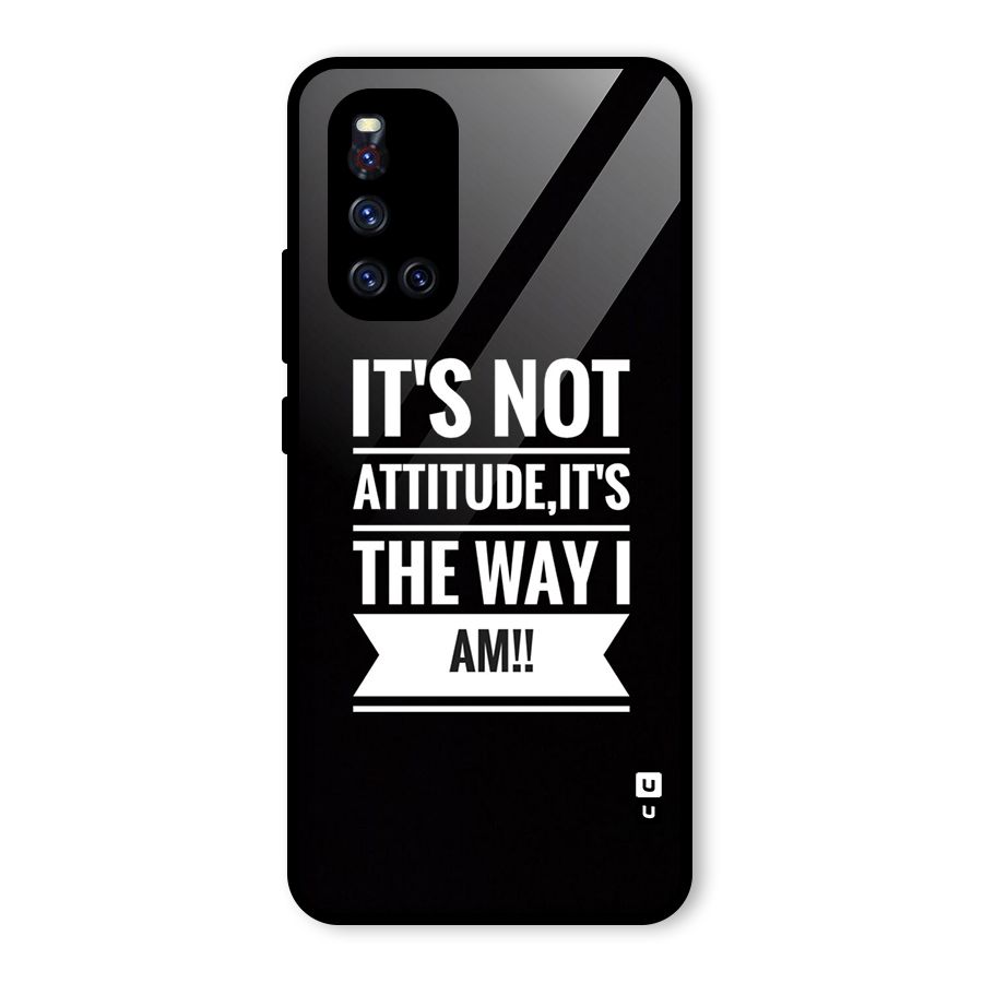 My Attitude Glass Back Case for Vivo V19