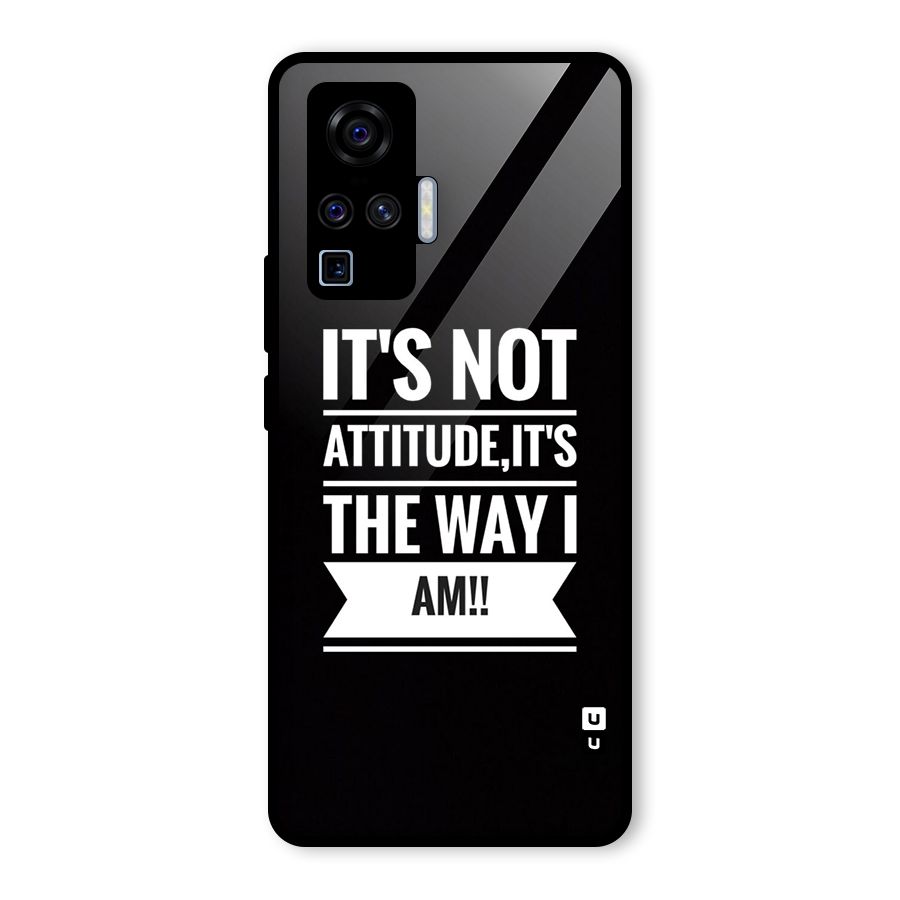 My Attitude Glass Back Case for Vivo X50 Pro