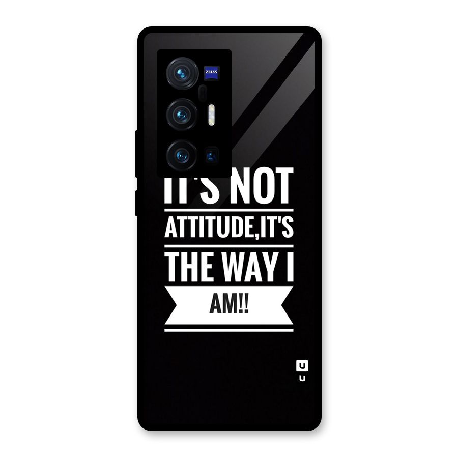 My Attitude Glass Back Case for Vivo X70 Pro Plus
