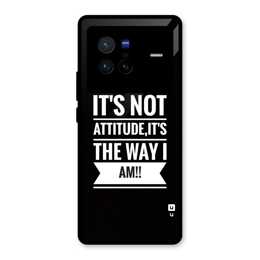 My Attitude Glass Back Case for Vivo X80