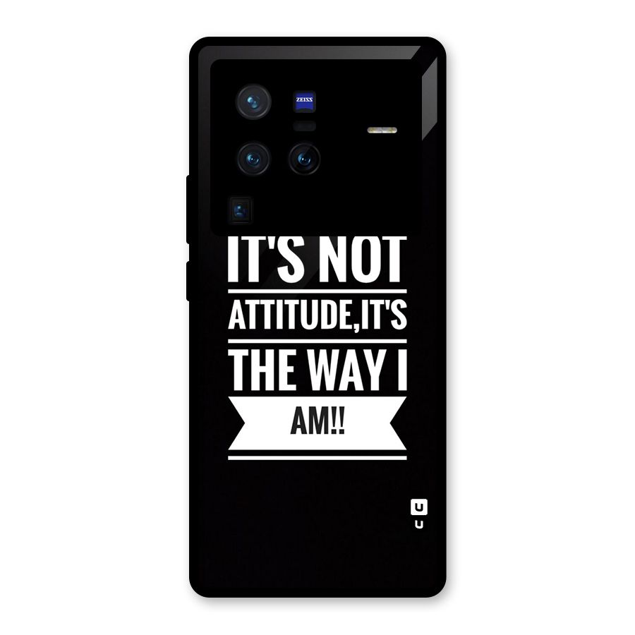 My Attitude Glass Back Case for Vivo X80 Pro