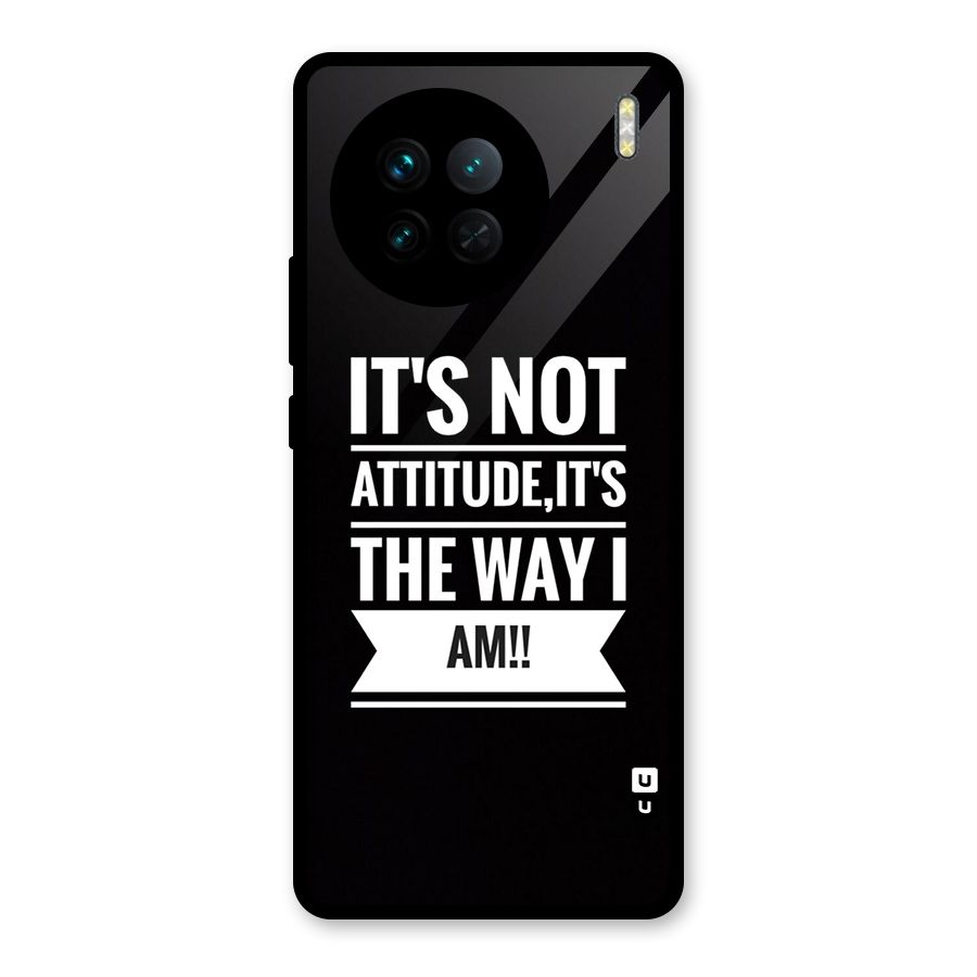 My Attitude Glass Back Case for Vivo X90