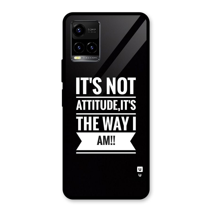 My Attitude Glass Back Case for Vivo Y21T
