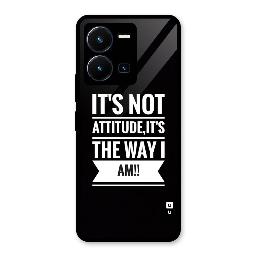 My Attitude Glass Back Case for Vivo Y35