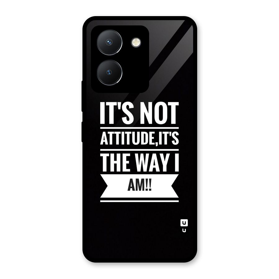 My Attitude Glass Back Case for Vivo Y36