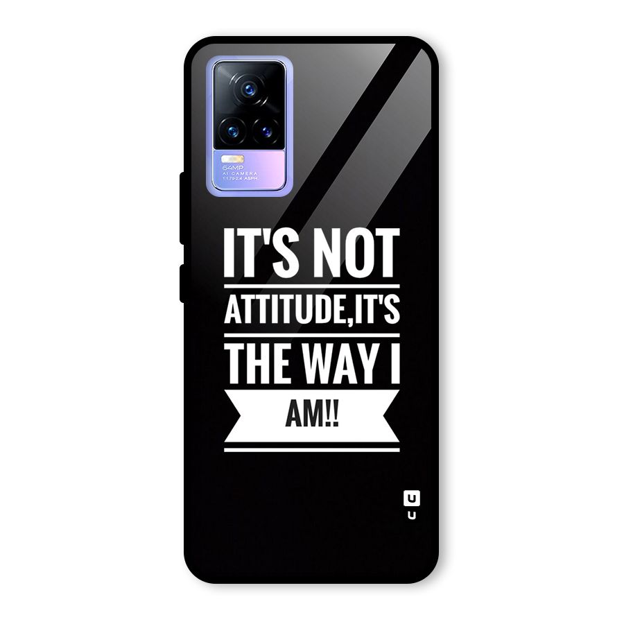 My Attitude Glass Back Case for Vivo Y73