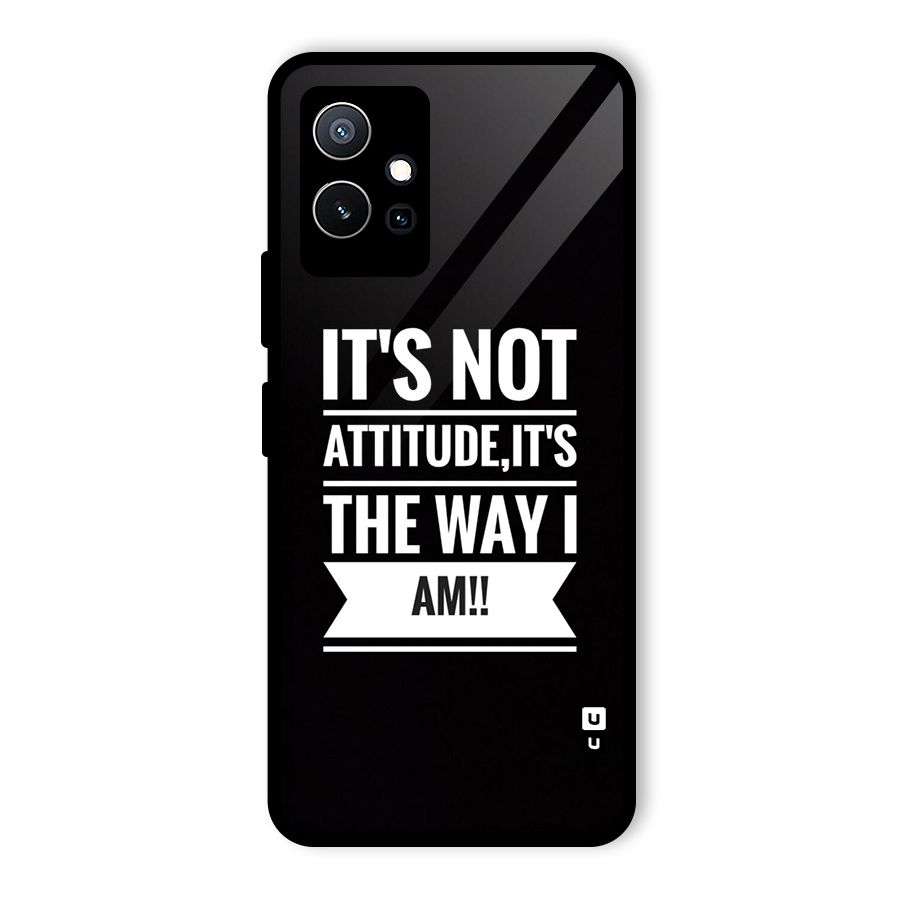My Attitude Glass Back Case for Vivo Y75 5G