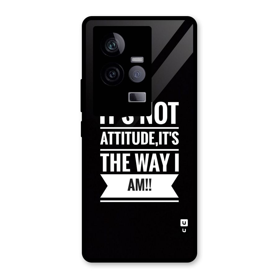 My Attitude Glass Back Case for Vivo iQOO 11 5G