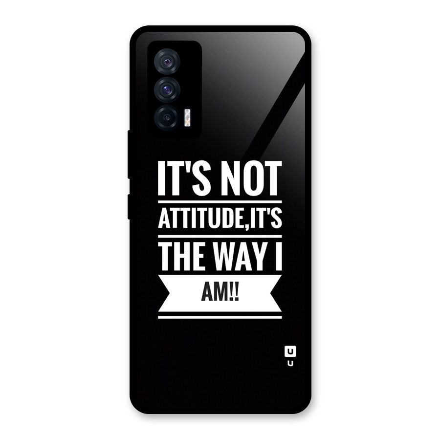 My Attitude Glass Back Case for Vivo iQOO 7 5G