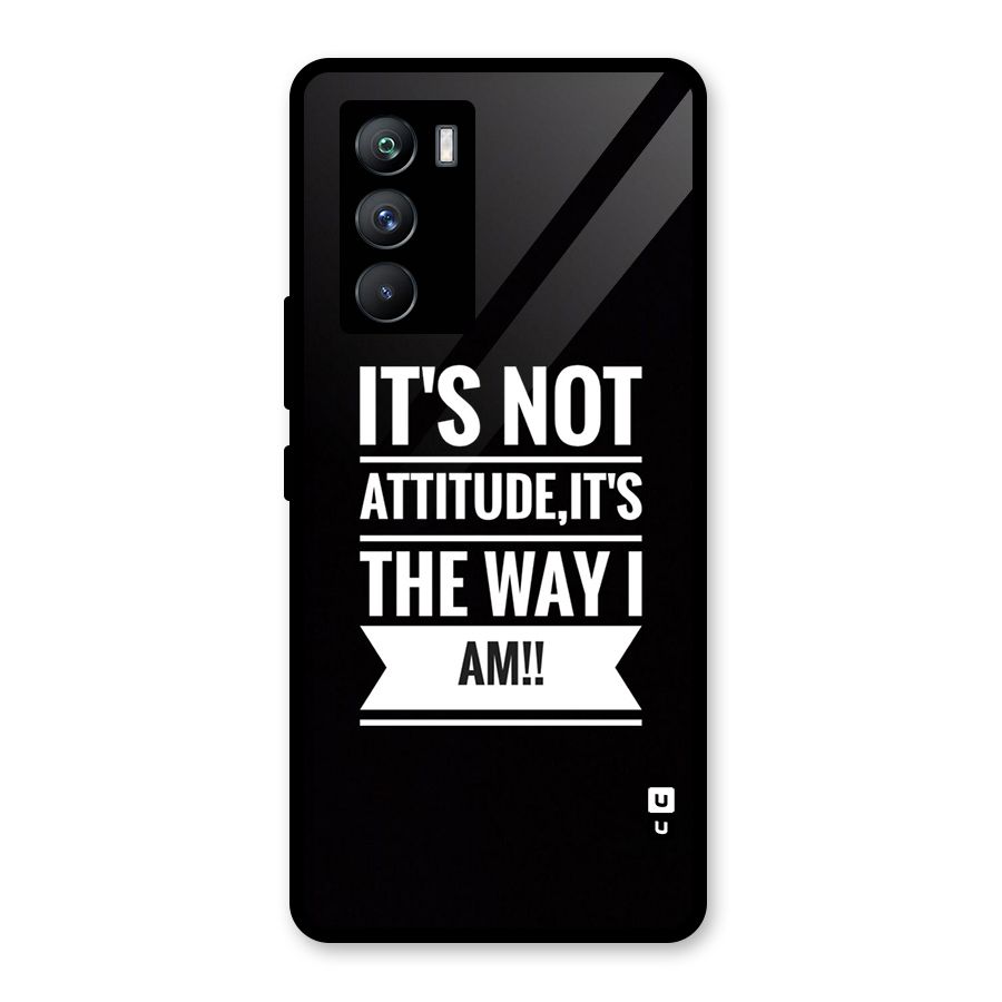 My Attitude Glass Back Case for Vivo iQOO 9 SE