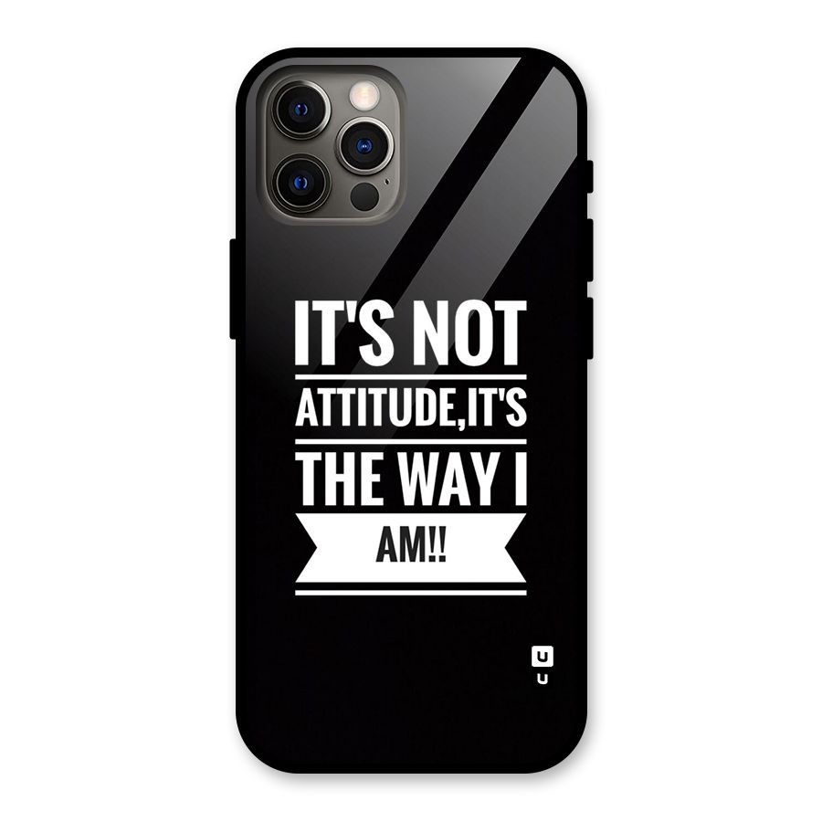 My Attitude Glass Back Case for iPhone 12 Pro