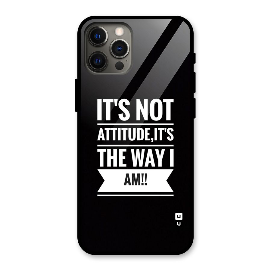 My Attitude Glass Back Case for iPhone 12 Pro Max