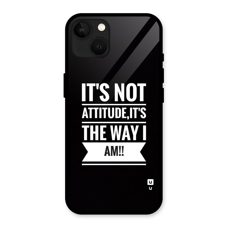 My Attitude Glass Back Case for iPhone 13