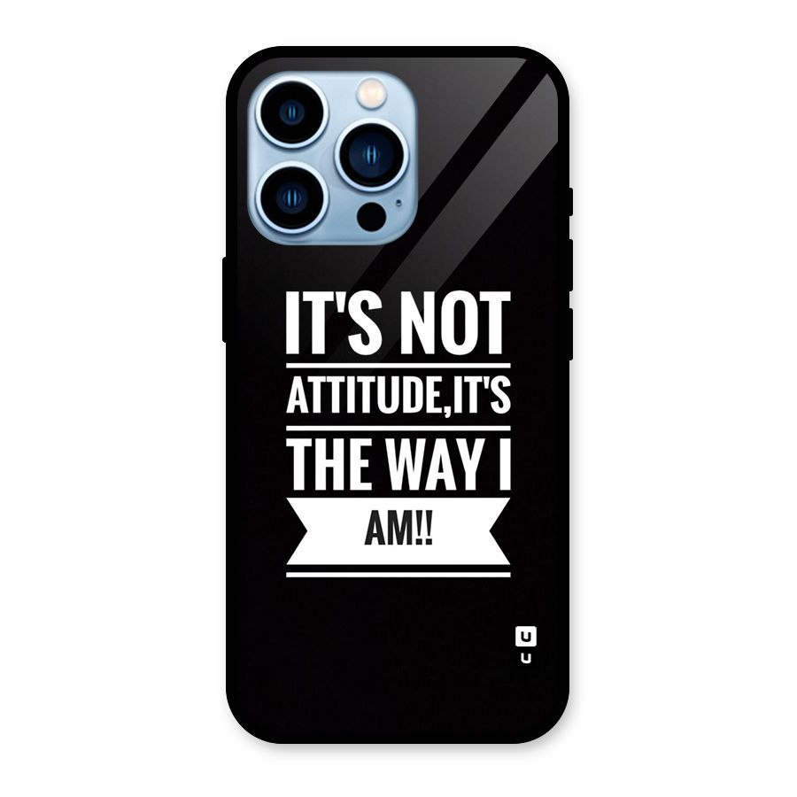 My Attitude Glass Back Case for iPhone 13 Pro