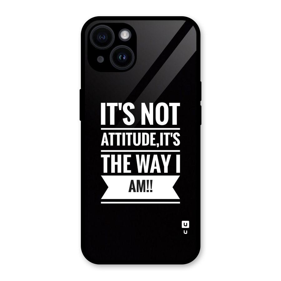 My Attitude Glass Back Case for iPhone 14