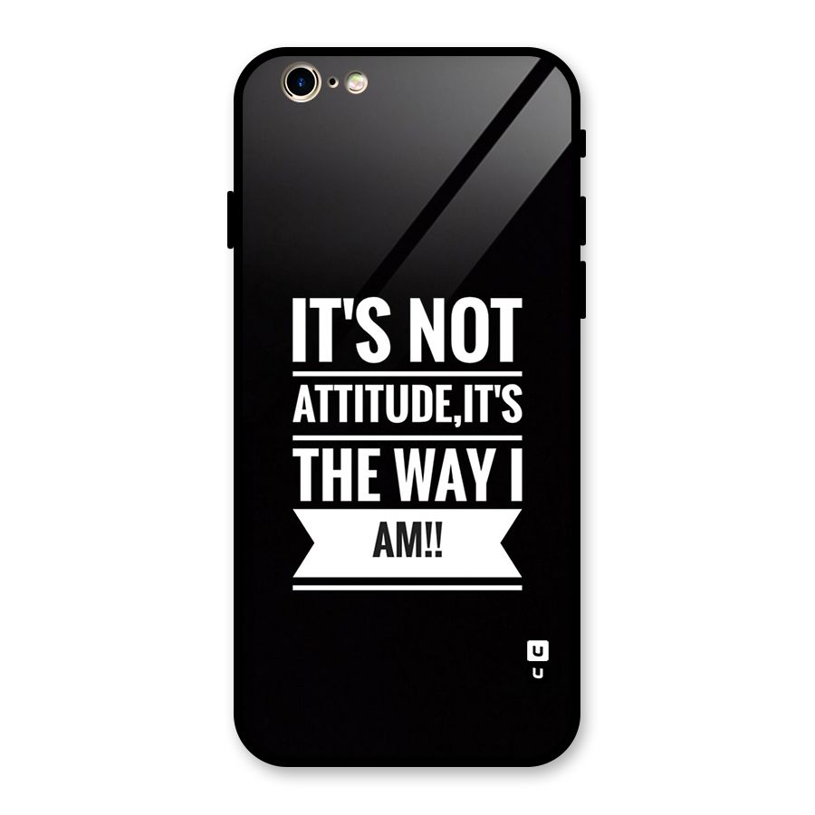 My Attitude Glass Back Case for iPhone 6 6S