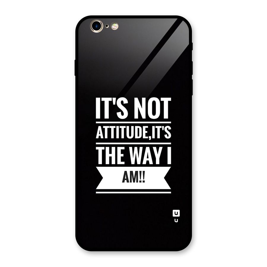 My Attitude Glass Back Case for iPhone 6 Plus 6S Plus