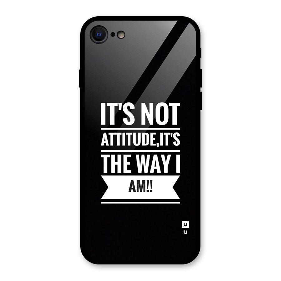 My Attitude Glass Back Case for iPhone 7