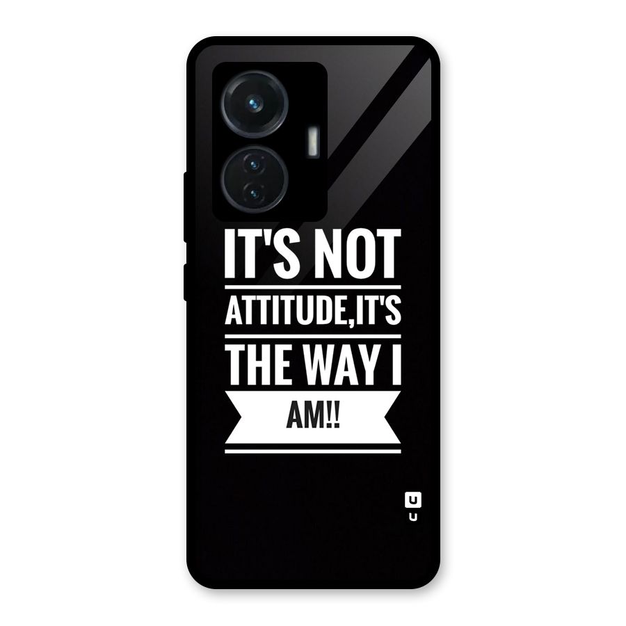 My Attitude Glass Back Case for iQOO Z6 44W