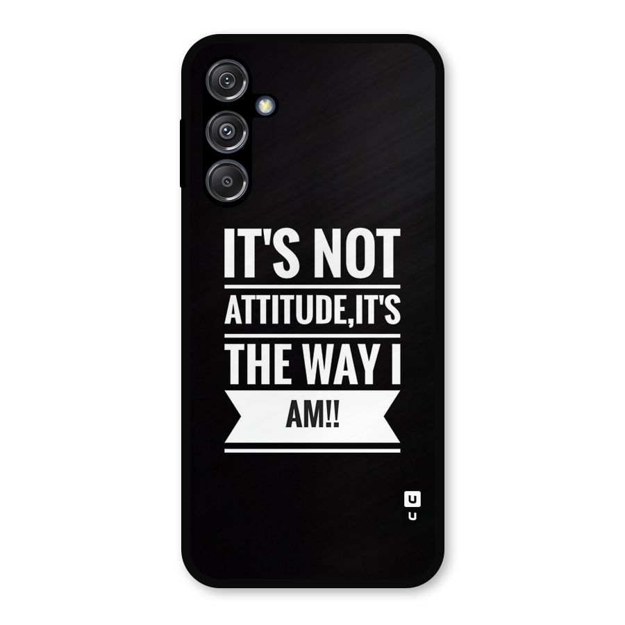 My Attitude Metal Back Case for Galaxy M34 5G