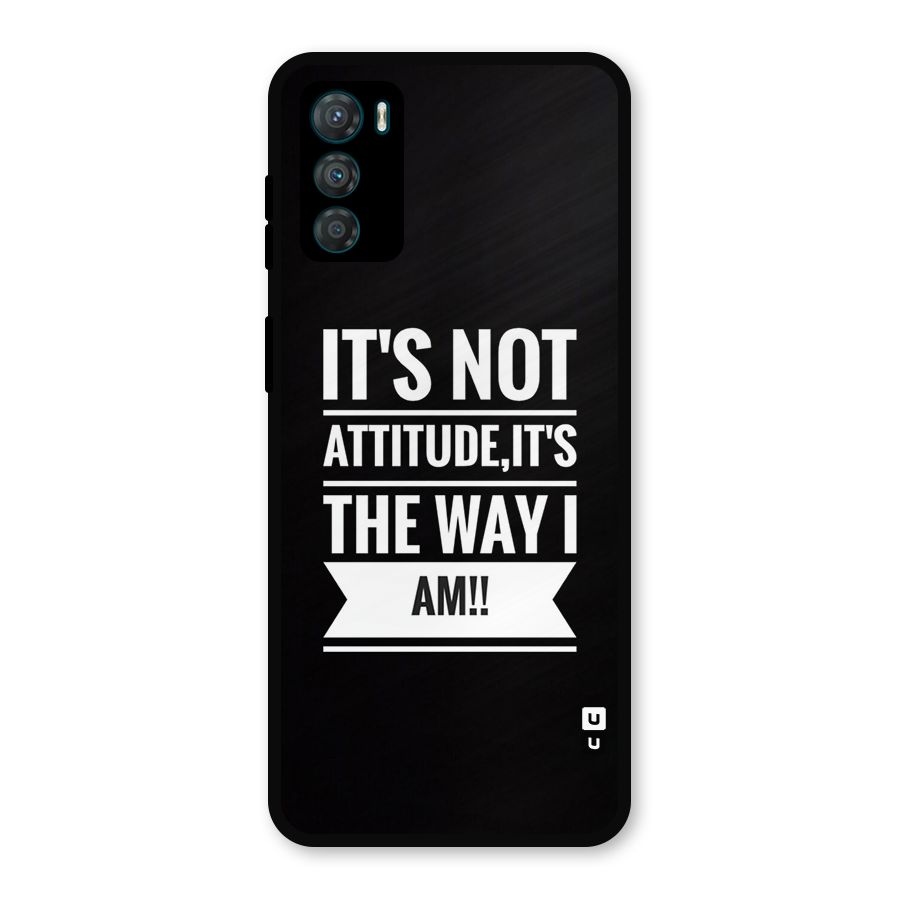 My Attitude Metal Back Case for Moto G42