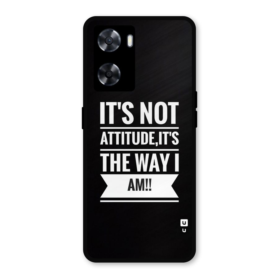 My Attitude Metal Back Case for OnePlus Nord N20 SE
