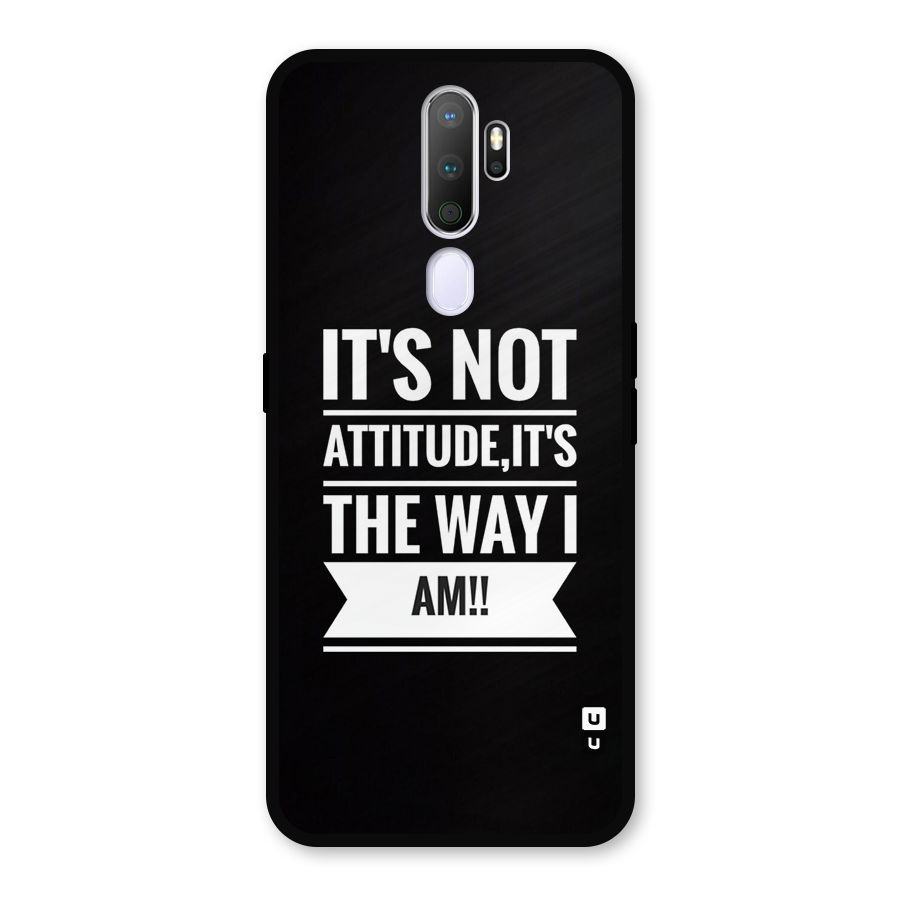 My Attitude Metal Back Case for Oppo A9 (2020)