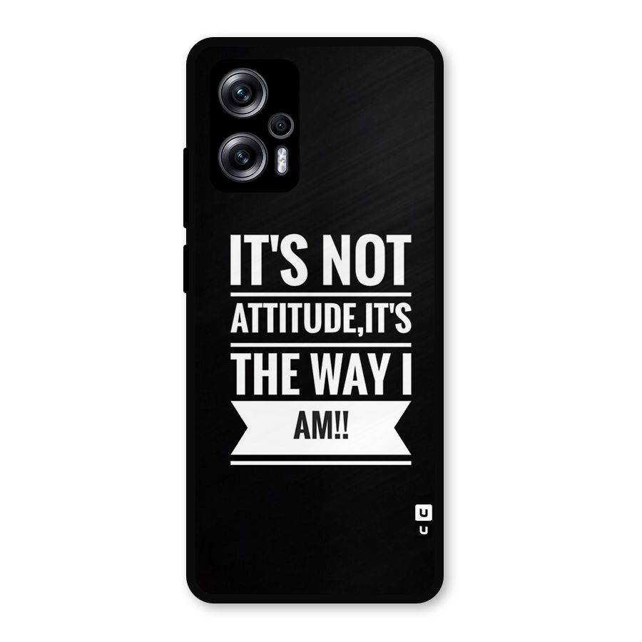 My Attitude Metal Back Case for Redmi K50i