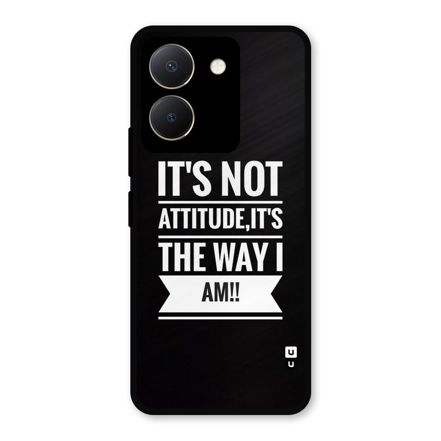 My Attitude Metal Back Case for Vivo Y36